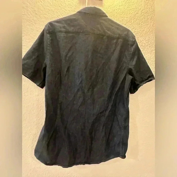 ASOS Men’s Blue Denim Button-Up Shirt - Size Large, Office Professional Casual - Picture 3 of 5